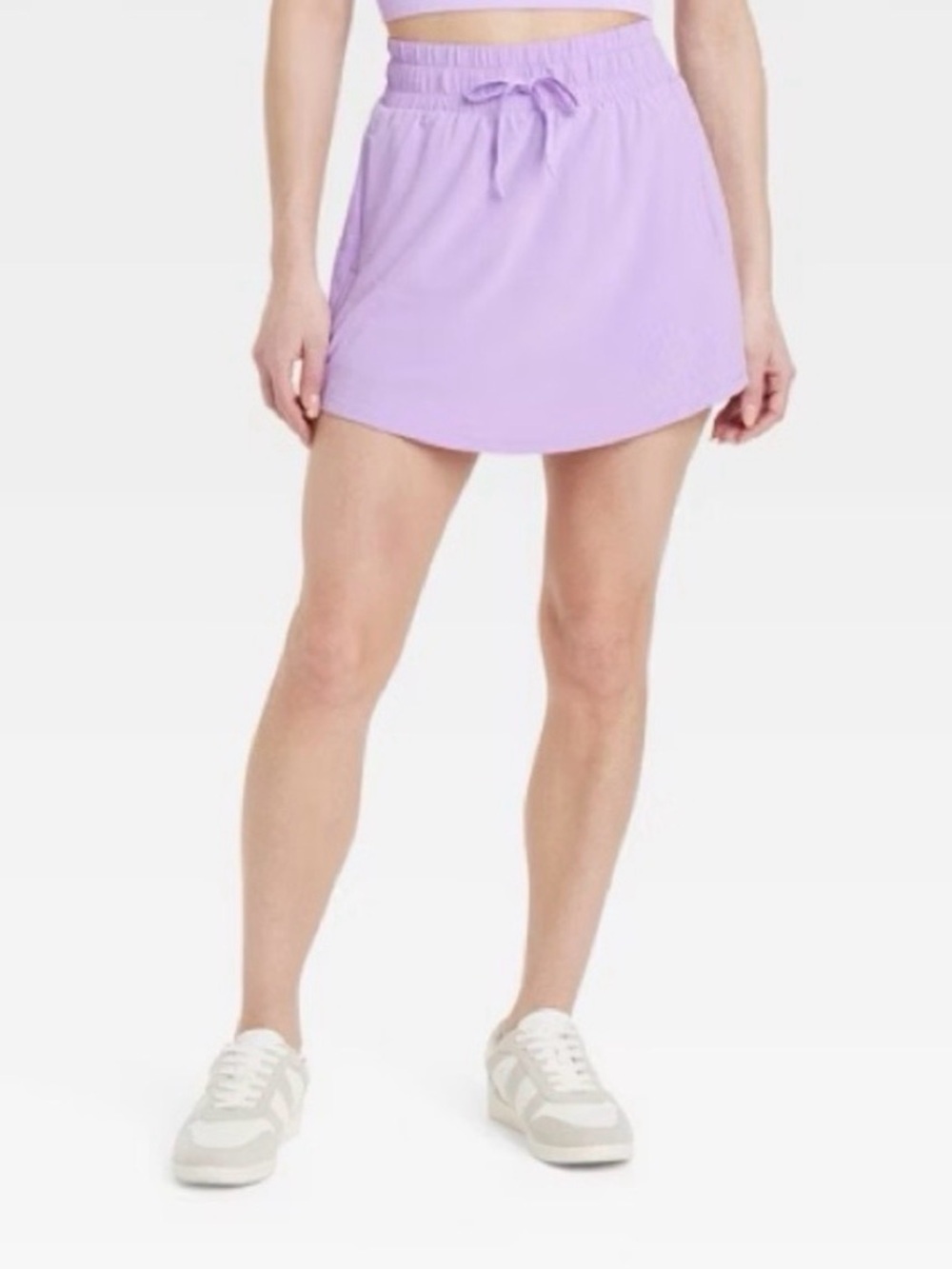 all in motion Lavender Drawstring Active Skort